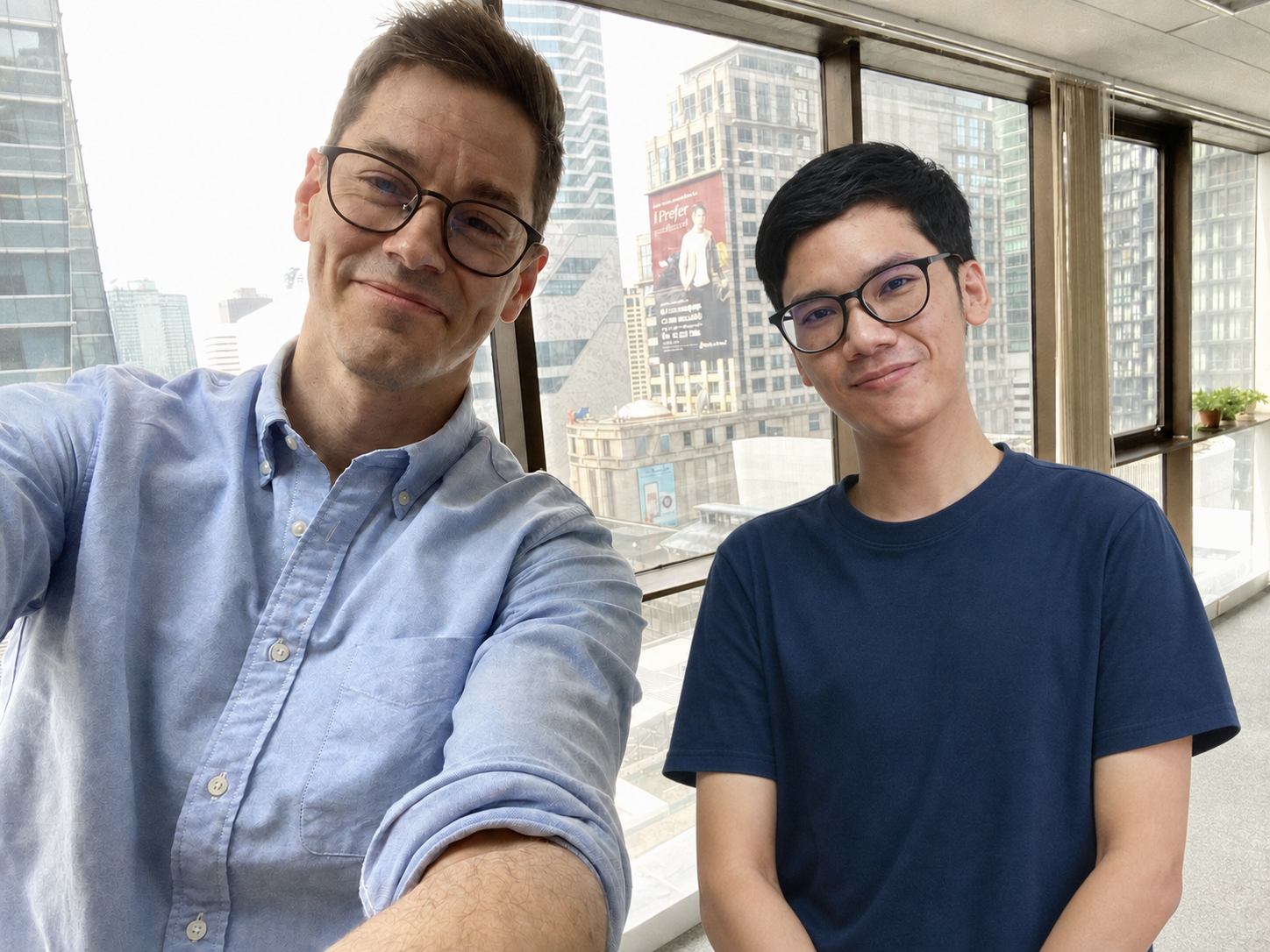 Andreas and First, FeedFwd co-founders